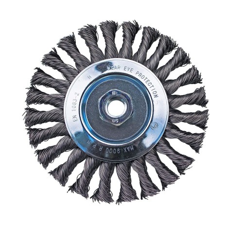 [Performance Line-Industrial Grade]WIre Wheel Brushes,Twist Knotted ,Heavy Cleaning, Wire Brushes Angle Grinders